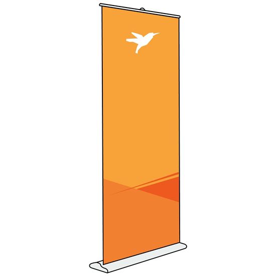 Bild von RollUp-Display Style Eco, 85 x 220 cm, standfest und elegant