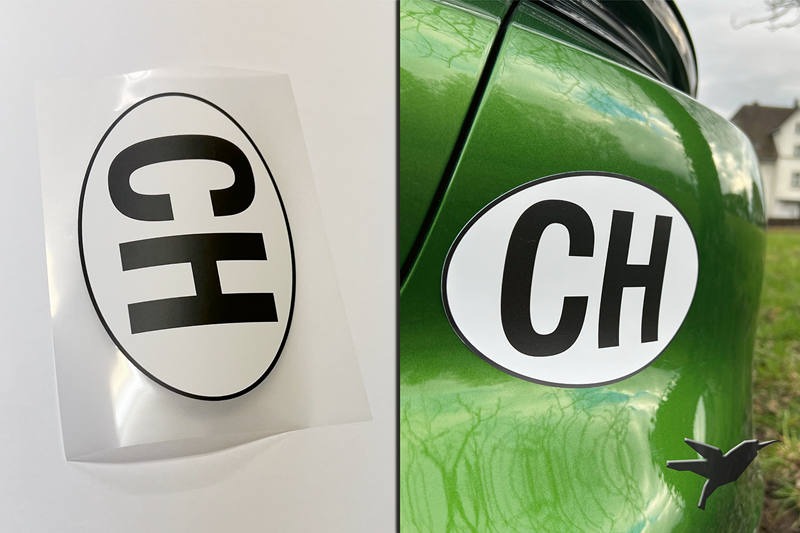 CH-Hoheitszeichen für Autos