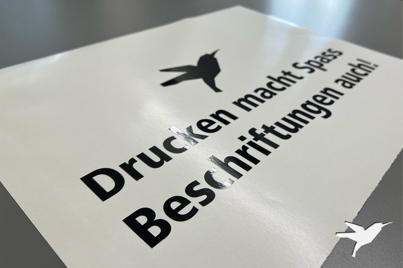 Drucken macht Spass – Beschriftungen auch!
